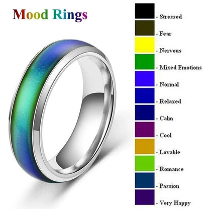 Brass White-Plated K Casual Hip-Hop Cool Style Enamel Circle Rings