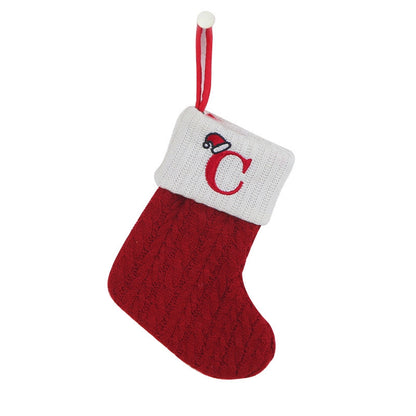 Hot Spot Foreign Trade Exquisite Christmas Socks Wool Knitted Christmas Socks Letter Socks Christmas Pendant Gift Bag