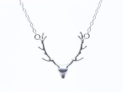 Simple Necklace Christmas Elk Reindeer Pendant Necklace Female Clavicle Chain Fawn Necklace