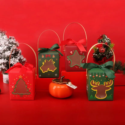 New Year Christmas Eve Apple Large Packaging Box Gift Box Packaging Box Portable Candy Gift Box Gift Box