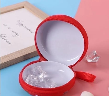 Unisex Santa Claus Tinplate Zipper Kids Wallets