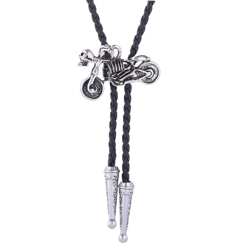 Punk Classic Style Star Cattle Skull Alloy Leather Rope Halloween Unisex Bolo Ties