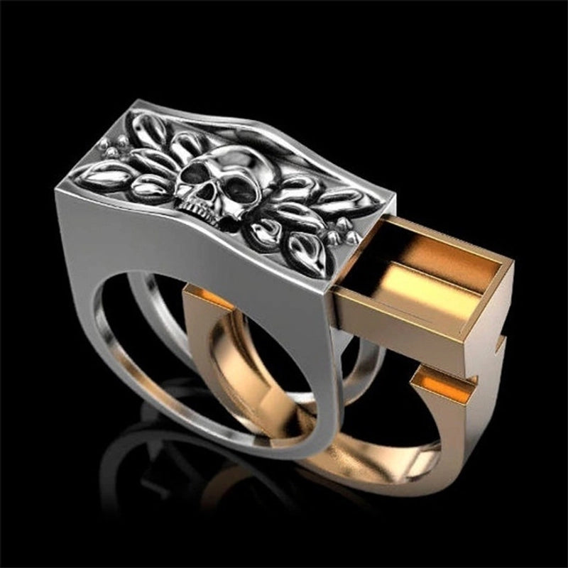 Fashion Skull Alloy Plating Halloween Unisex Rings