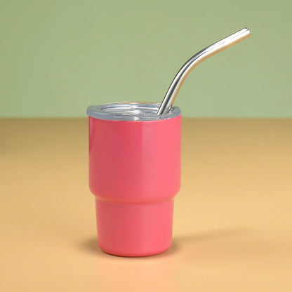 3oz Mini 304 Cold Change Small Wine Glass Single Double-layer Suction Tube Cup Sublimation Stainless Steel Cup A Generation Of Hair