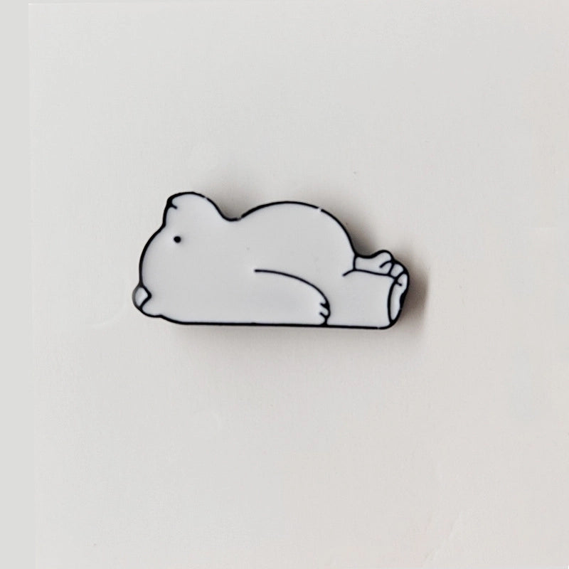 Casual Cute Streetwear Pin Cartoon Character Alloy Enamel Unisex Brooches