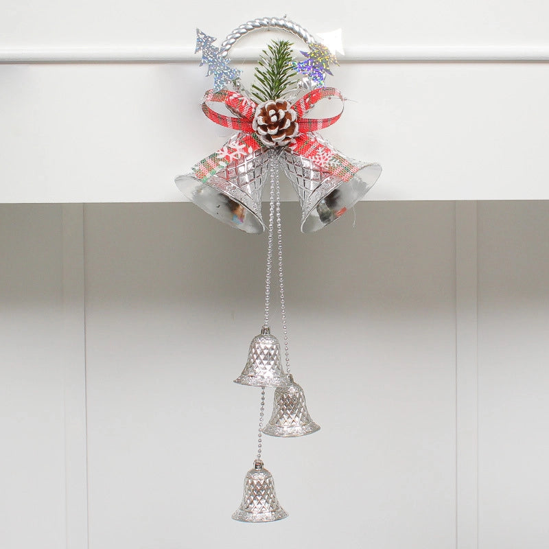 Christmas Casual Bell Plastic Party Hanging Ornaments Decorations