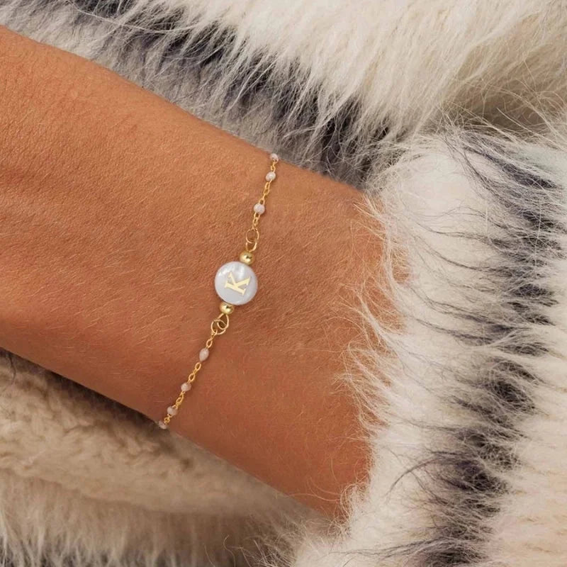 Elegant Minimalist Classic Style Letter 201 Stainless Steel 304 Stainless Steel Bracelets In Bulk