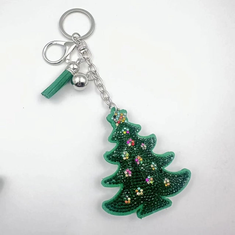 Cute Christmas Women's Metal Keychains Keychains