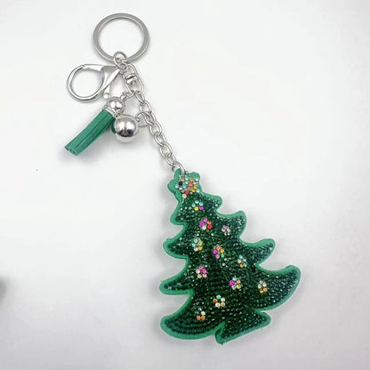 Cute Christmas Women's Metal Keychains Keychains