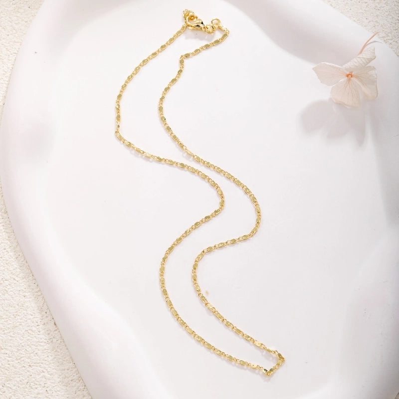 Sweet Water Droplets Heart Shape Gold Plated Artificial Crystal Copper Necklace