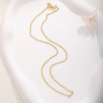Sweet Water Droplets Heart Shape Gold Plated Artificial Crystal Copper Necklace