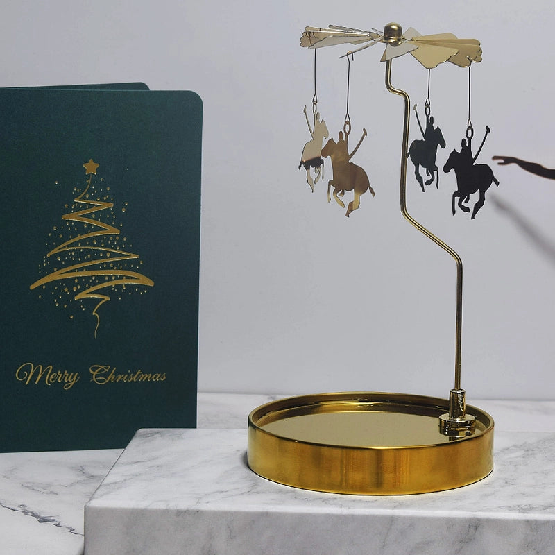 Novelty Solid Color Stainless Steel Metal Candlestick