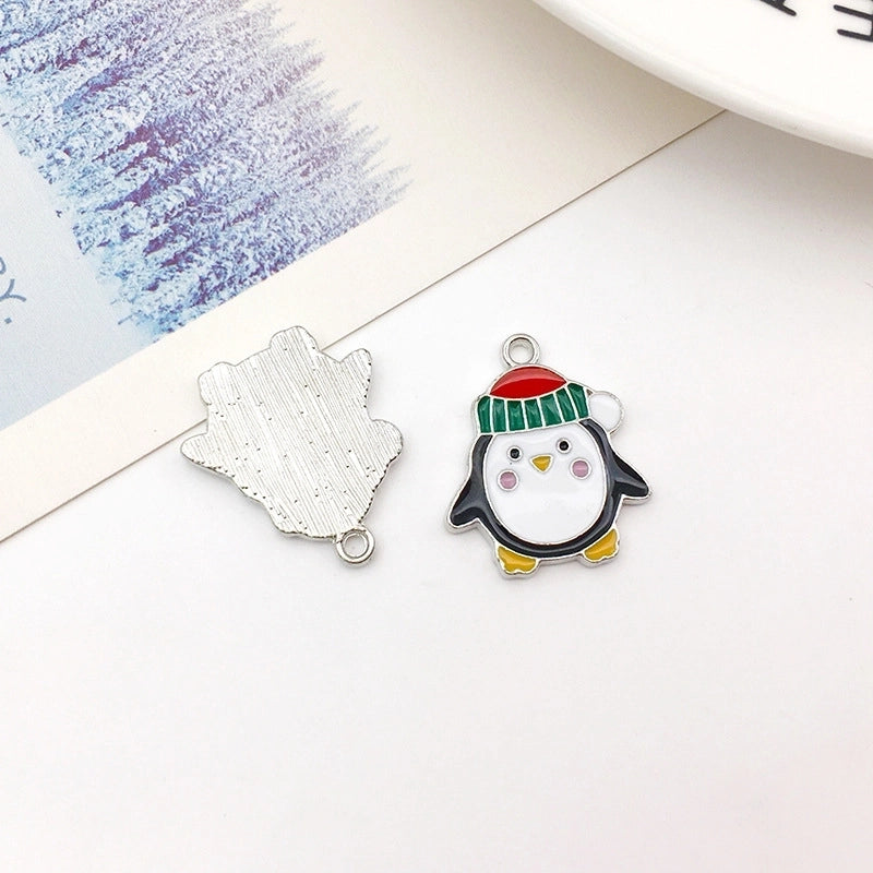 1 Piece 16 * 21mm 18 * 20mm 18 * 21mm Alloy Snowman Snowflake Elk Pendant Jewelry Accessories