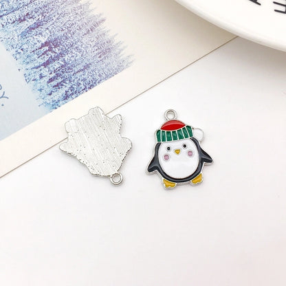 1 Piece 16 * 21mm 18 * 20mm 18 * 21mm Alloy Snowman Snowflake Elk Pendant Jewelry Accessories