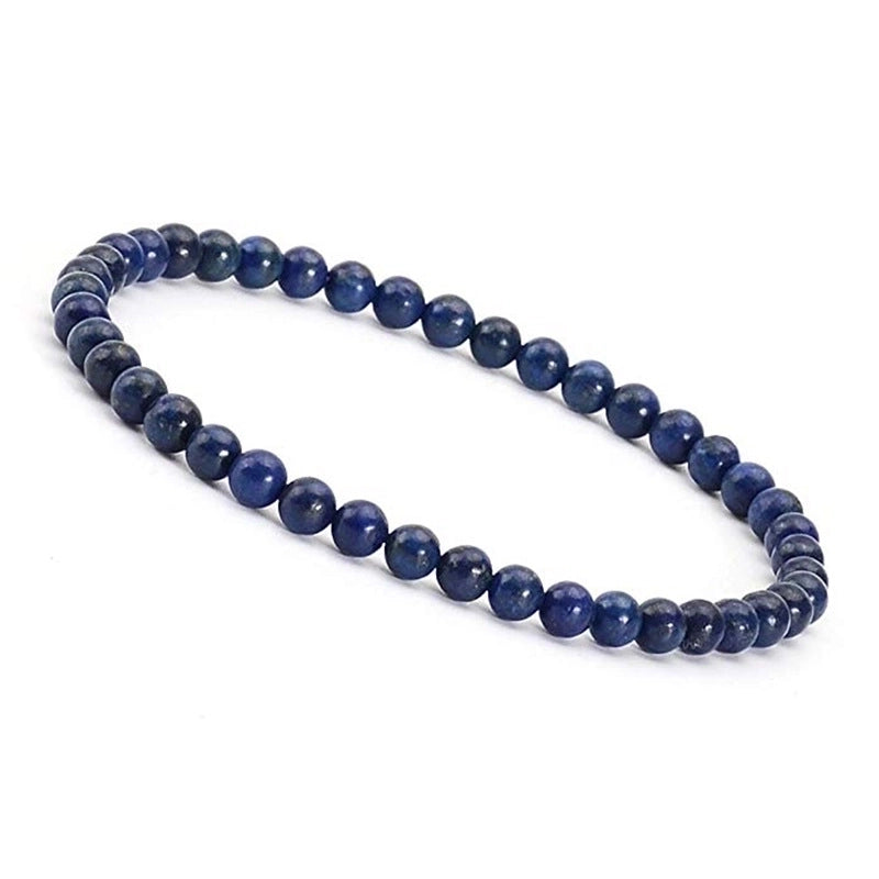1 Piece Minimalist Round Natural Stone Beaded Bracelets