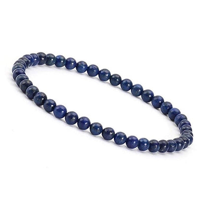 1 Piece Minimalist Round Natural Stone Beaded Bracelets