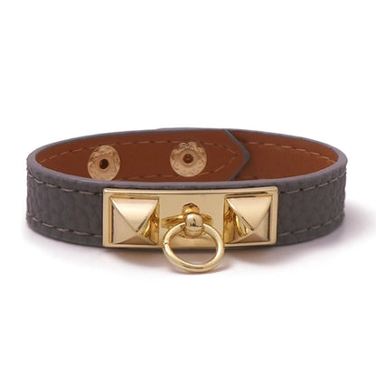 Alloy Copper Hip-Hop Retro Square Bangle