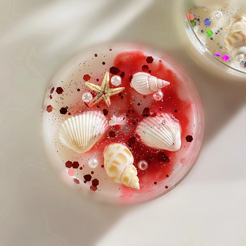 Beach Starfish Shell Soy Wax Candle