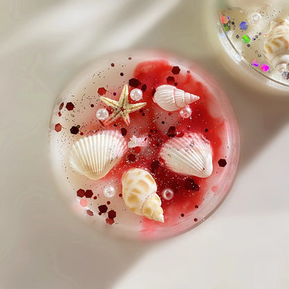 Beach Starfish Shell Soy Wax Candle