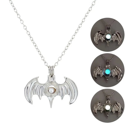 Luminous Hollow Diy Cage Christmas Tree Women's Necklace