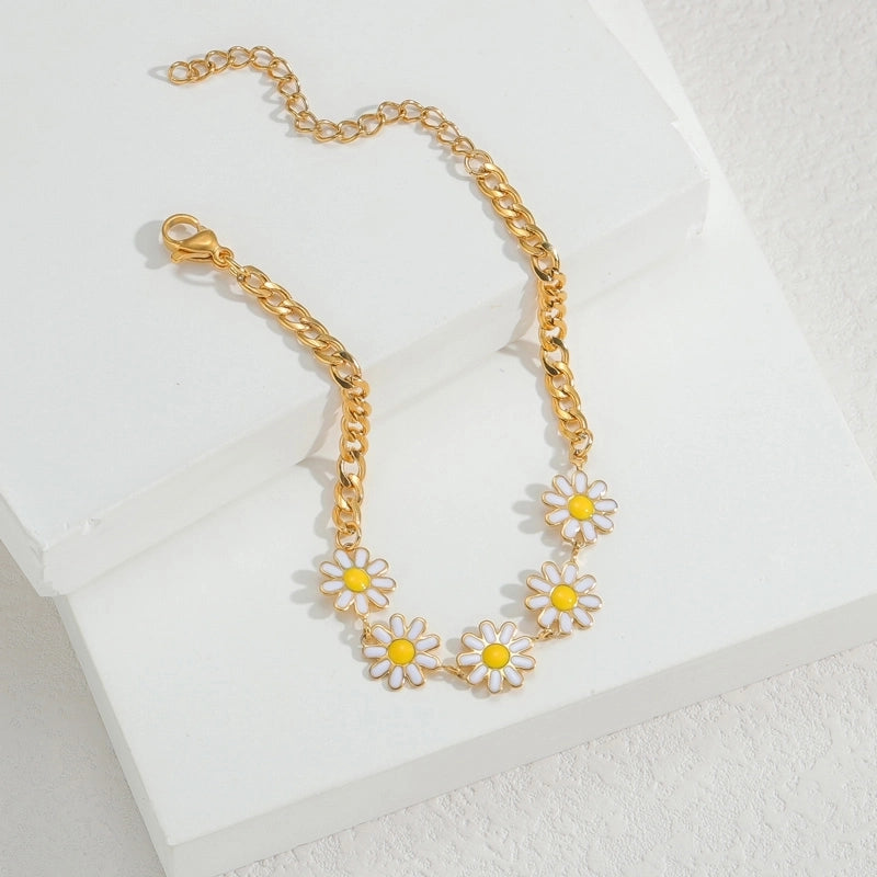 Elegant Cute Streetwear Geometric 304 Stainless Steel 18K Gold Plated Artificial Pearls Bracelets In Bulk