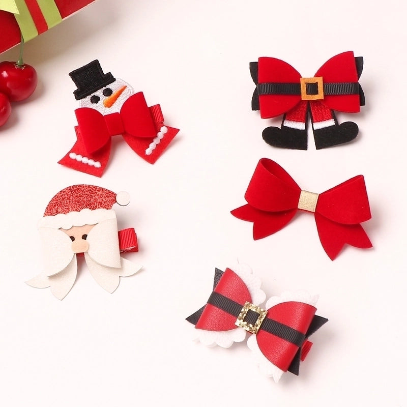Christmas Cute Bow Knot Cloth Party Party Accessories