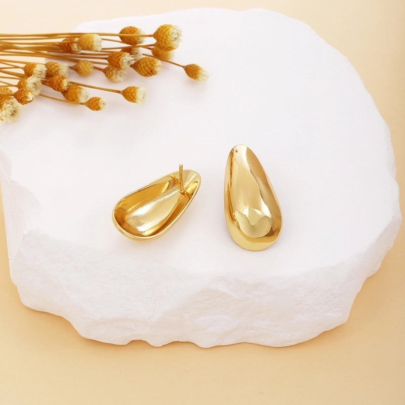 1 Pair Elegant Minimalist Geometric 304 Stainless Steel Stainless Steel Earrings