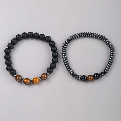Casual Punk Cool Style Leaf Skull Pu Leather Alloy Halloween Men's Bracelets