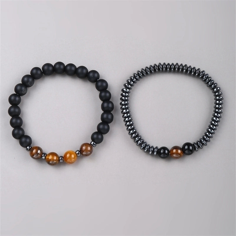 Casual Punk Cool Style Leaf Skull Pu Leather Alloy Halloween Men's Bracelets