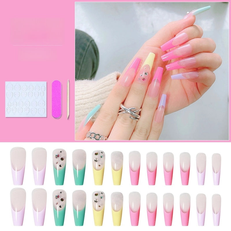 Wear Armor Finished Product Nail Tip Disassembly Removable Wear Nail Stickers