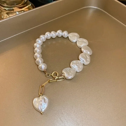 Fashion Star Heart Shape Butterfly Artificial Pearl Bracelets