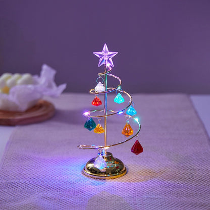 Christmas Cute Christmas Tree Star Iron Daily Festival Ornaments