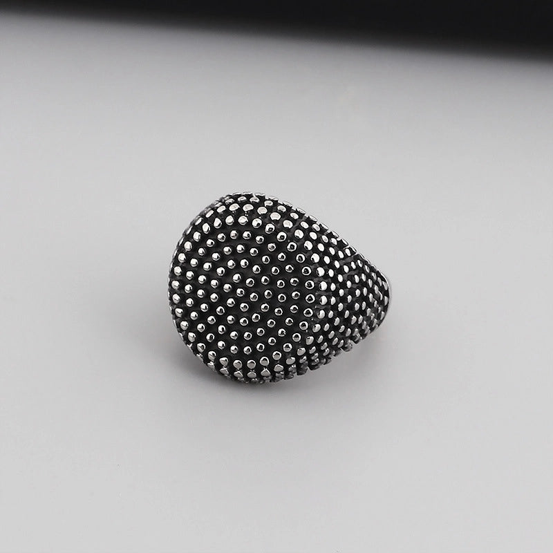 Punk Star Skull Titanium Steel Plating Halloween Men's Rings