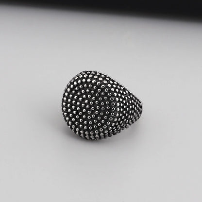 Punk Star Skull Titanium Steel Plating Halloween Men's Rings