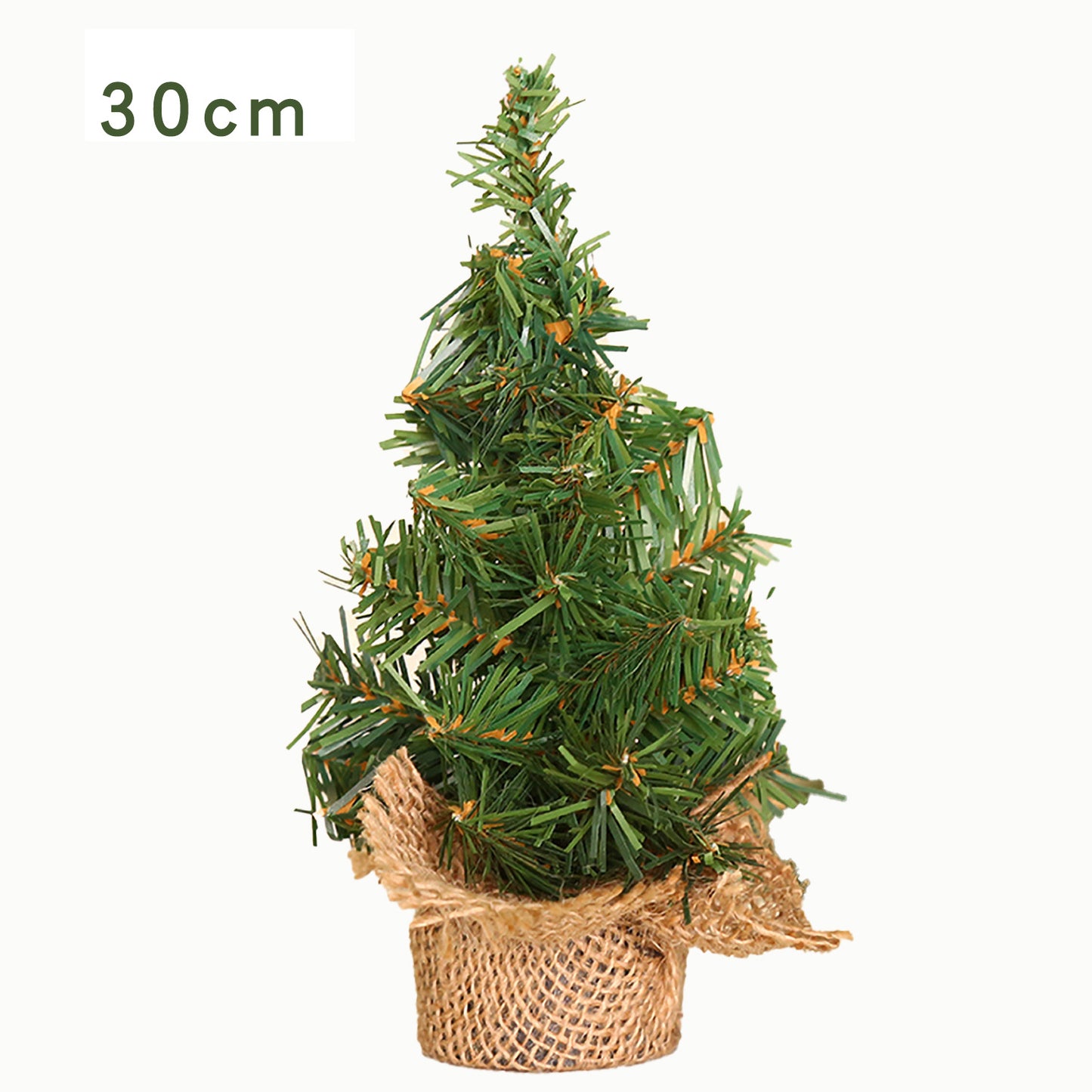 Qihao Christmas Decoration 20cm Christmas Naked Tree Restaurant Coffee Table Holiday Scene Atmosphere Setup Props Supplies