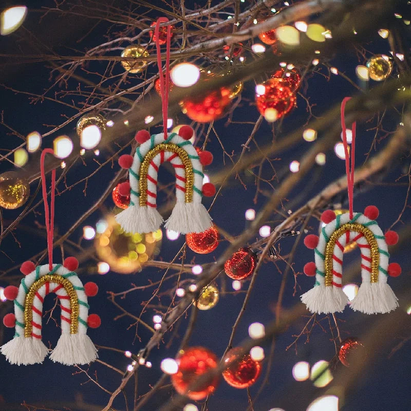 Christmas Fashion Geometric Acrylic Hanging Ornaments