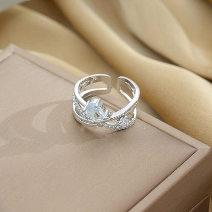 Copper 18K Gold Plated Minimalist Shiny Plating Snake Rings