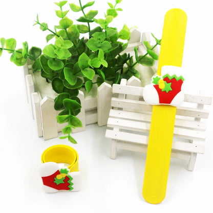 Christmas Cartoon Style Santa Claus Elk Silica Gel Festival