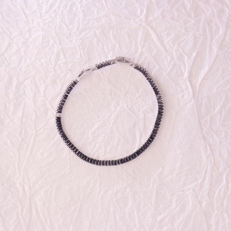 IG Style French Style Classic Style Geometric 304 Stainless Steel Titanium Steel 18K Gold Plated Zircon Bracelets In Bulk