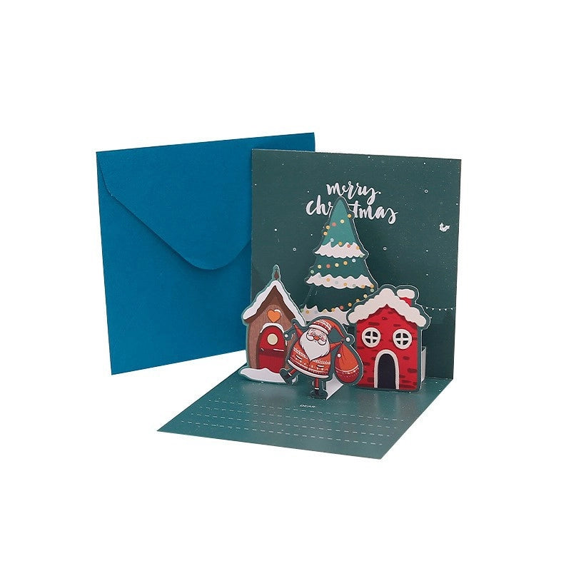 Christmas Sweet Color Block Festival Card