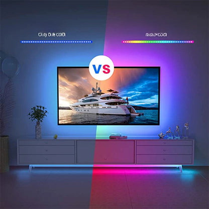 Led Strip Rgb Low Voltage Strip Ws2812b Horse Racing Breathing Flowing Water Desktop Atmosphere 5V Magic USB Light Bar