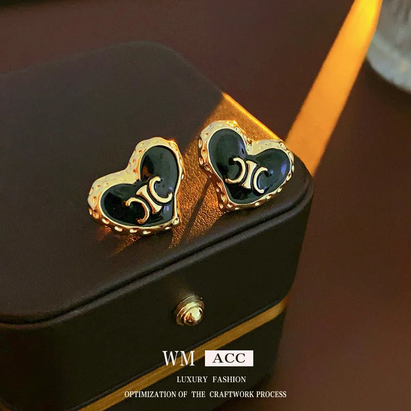 Medieval Pearl Geometric Copper Electroplating Stud Earrings