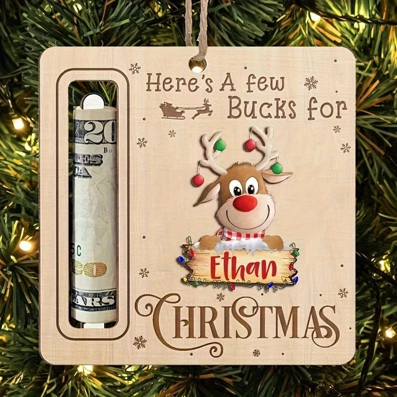 Christmas Cartoon Style Santa Claus Snowman Elk Wood Daily Festival Hanging Ornaments Decorations Hanging Ornaments