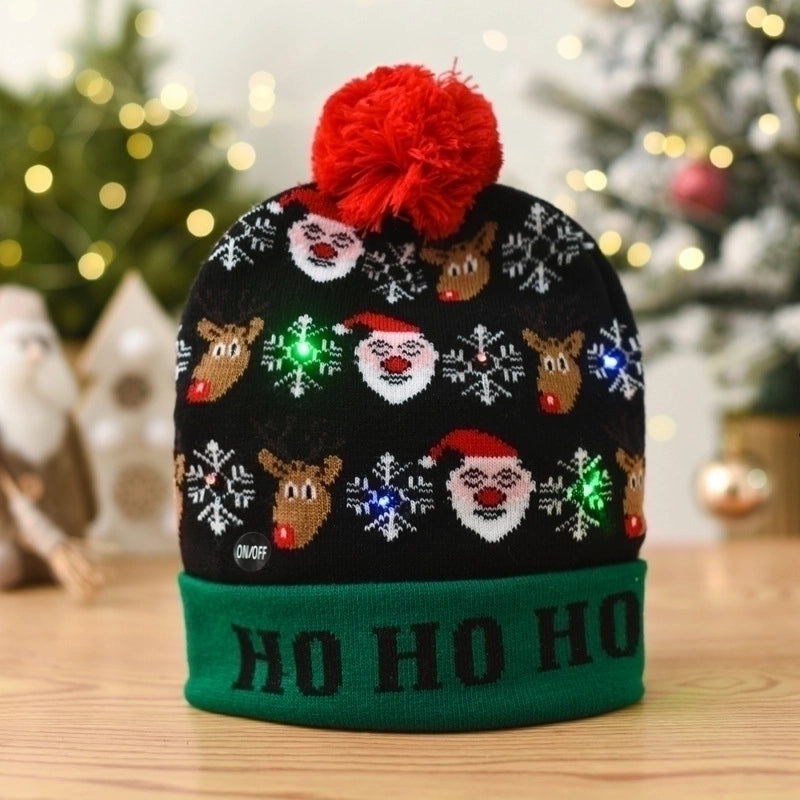 Christmas Fashion Christmas Tree Snowman Polyester Outdoor Christmas Hat