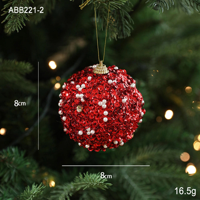 Christmas Minimalist Ball Foam Party Festival Hanging Ornaments Decorations Hanging Ornaments