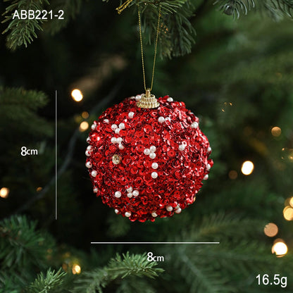 Christmas Minimalist Ball Foam Party Festival Hanging Ornaments Decorations Hanging Ornaments
