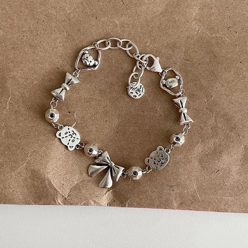 Minimalist Heart Shape Gold Plated Beaded Bracelets 1 Piece