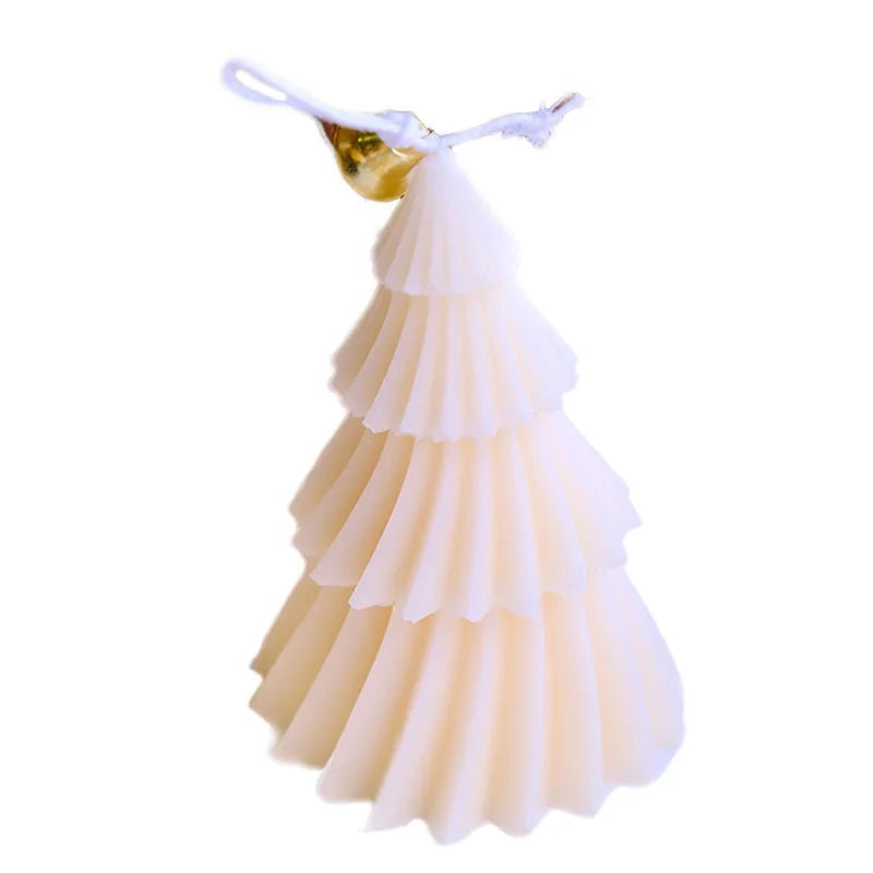 Christmas Minimalist Classic Style Pumpkin Christmas Tree Snowflake Soy Wax Candle