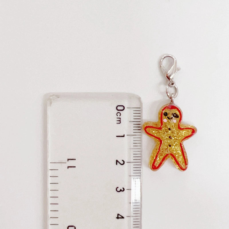 1 Piece 30mm Resin Santa Claus Snowman Elk Pendant Melon Seed Buckle Jewelry Accessories