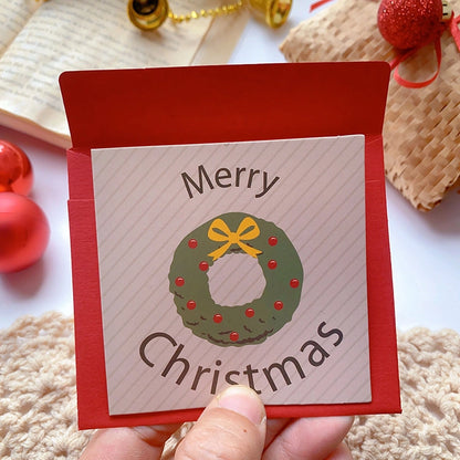 Christmas Christmas Tree Elk Christmas Festival Card